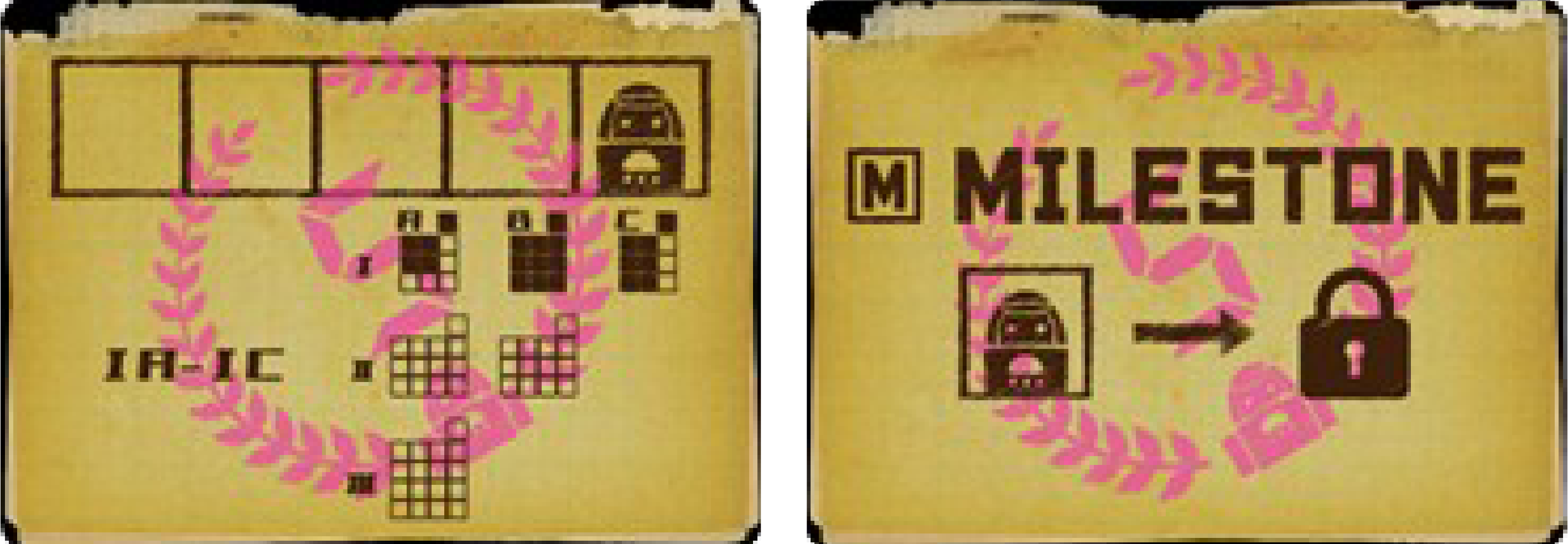 マイルストーンを確認するためのカード