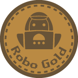 ロボがあしらわれた硬貨